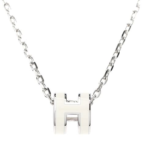 hermes pop h erck|hermes pop h necklace white.